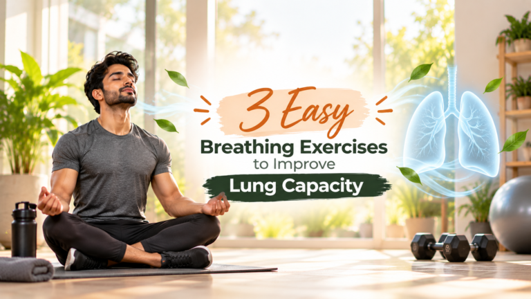 3 Easy breathing exercises to improve lung capacity