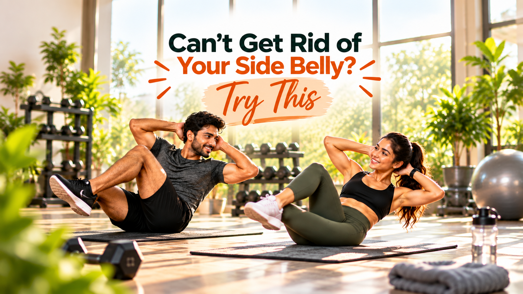 Can’t get rid of your (side belly)? Try this