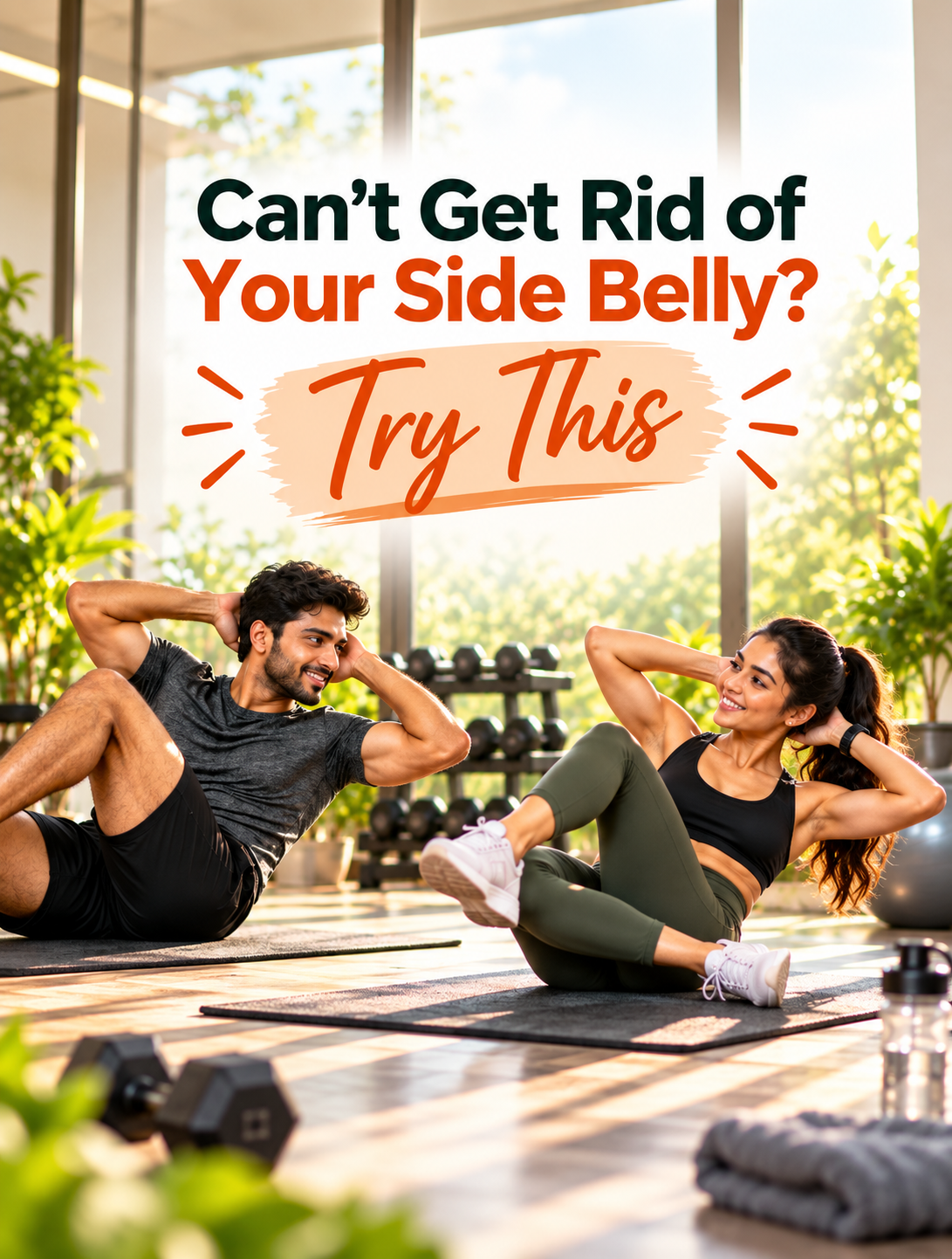 Can’t get rid of your (side belly)? Try this