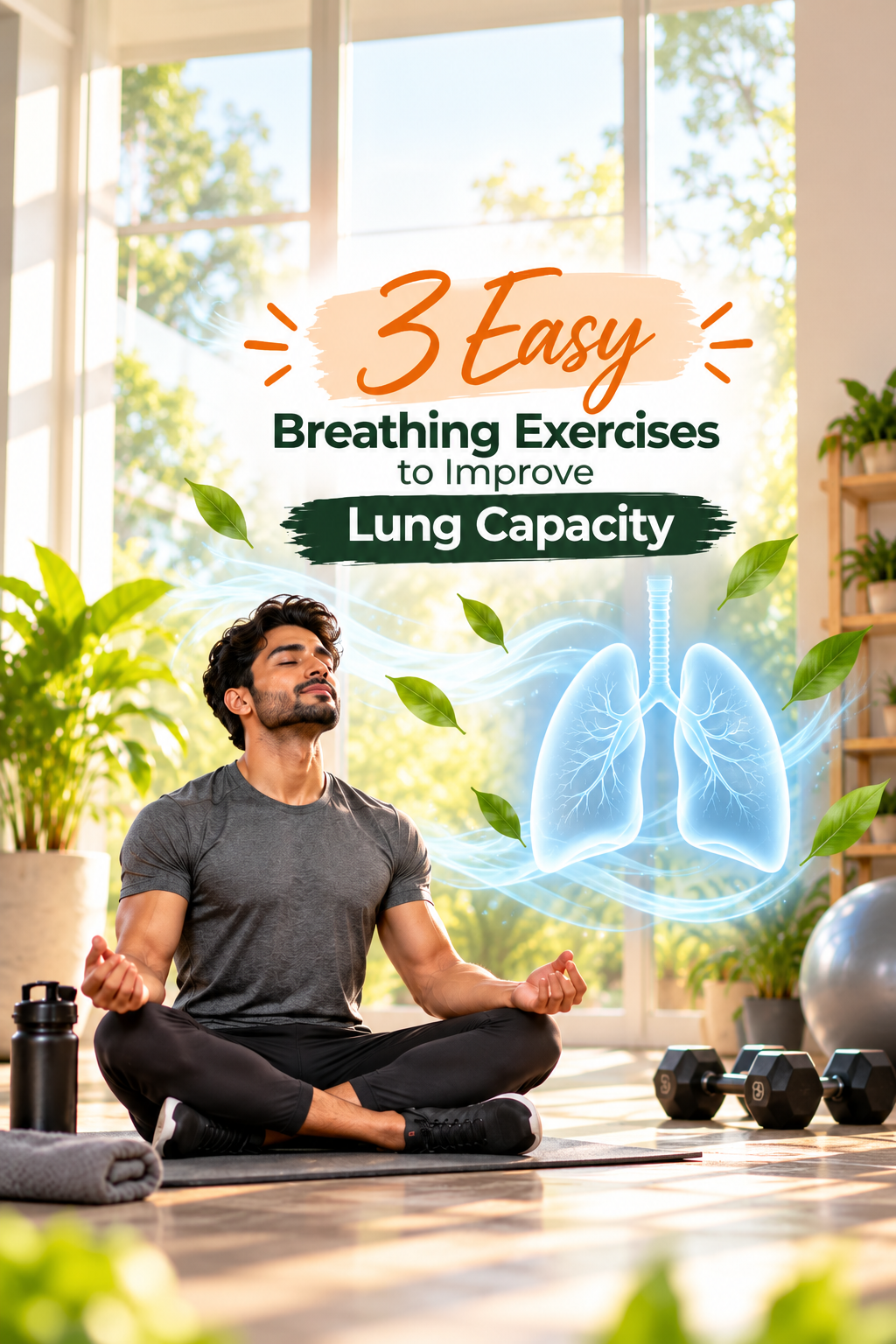 3 Easy breathing exercises to improve lung capacity