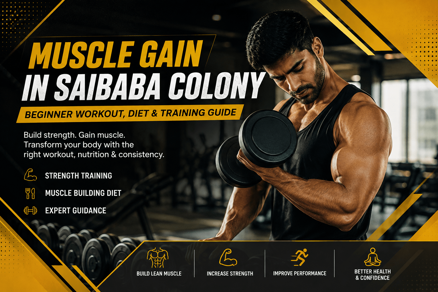 muscle gain workouts in Saibaba Colony